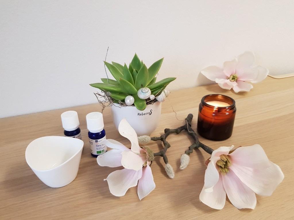Illustration du massage aux huiles essentielles